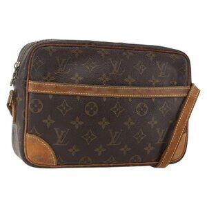 Authentic LOUIS VUITTON Monogram Trocadero 27 Shoulder Bag M51274 LV